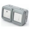 Masterplug WP42 IP66 2 Way Double Switch Masterplug WP42 IP66 2 Way Double Switch — Builders Store SA