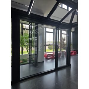 Modern Traditional Robust Lift Aluminium Glass Drift Roller UPVC Window