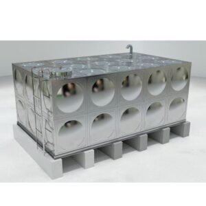 Modular Stainless Steel Water Tank Square Rectangular Corrugated Pressed Sphere Panel