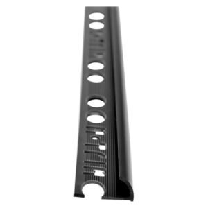 MTrim PVC Round Edge Trim Black 2500 x 9 mm MTrim PVC Round Edge Trim Black 2500 x 9 mm — Builders Store SA