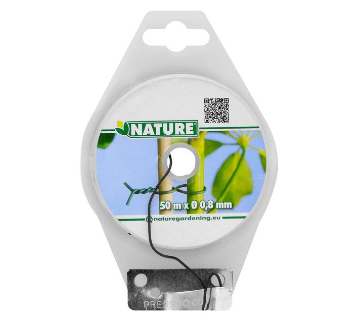 Nature 7606040460 Binding Wire Green 50m x 0.8 mm