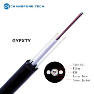 Non-Metallic Non-Armored Uni-Tube Single Mode Gyfxy GYFXTY Fiber Optic Cable Non-Metallic Non-Armored Uni-Tube Single Mode Gyfxy GYFXTY Fiber Optic Cable