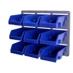 North20 9 Piece Big Lin Bin Set Grey and Blue â€” Builders Store SA