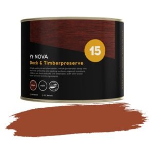 Nova 15 Deck and Timberseal Sealer Teak 1 L â€” Builders Store SA