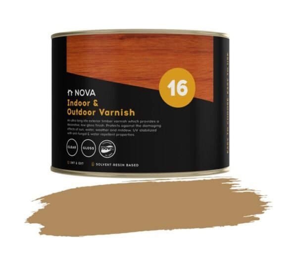 Nova 16 IndoorOutdoor Sealer Varnish Clear 1 L â€” Builders Store SA