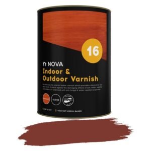 Nova 16 IndoorOutdoor Sealer Varnish Mahogany 5 L â€” Builders Store SA