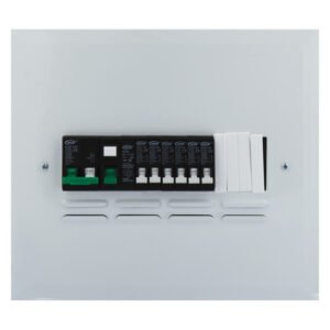 NUR Flush Mini Rail 16 Way Distribution Board â€” Builders Store SA