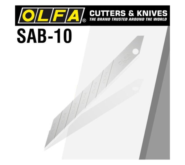 Olfa BLA SAB10 10 x Angled Blades for SAC1 Utility Knife â€” Builders Store SA