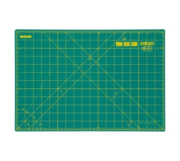 Olfa Metric and Imperial Rotary Cutting Mat 450 x 300mm â€” Builders Store SA