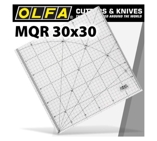 Olfa Metric Quilt Ruler 300 x 300mm â€” Builders Store SA