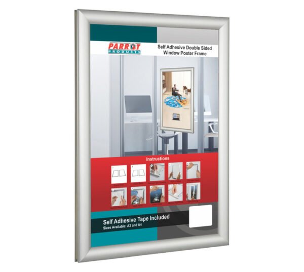 Parrot Products BG1203 Double Sided Window A3 Poster Frame â€” Builders Store SA