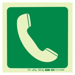 Parrot Products Photoluminescent E20 Telephone Sign Green 19 â€” Builders Store SA