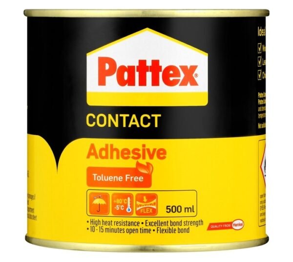 Pattex Contact Adhesive Light Yellow 500 ml â€” Builders Store SA