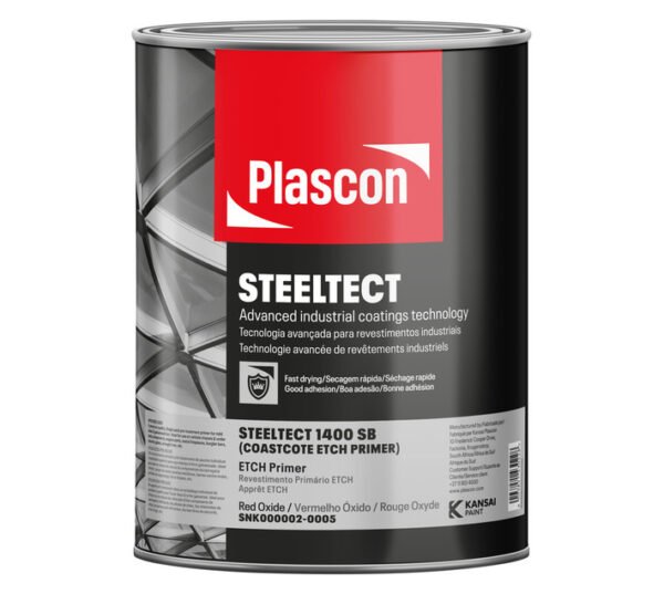 Plascon Coastcote Etch Primer Red Oxide 5 L â€” Builders Store SA