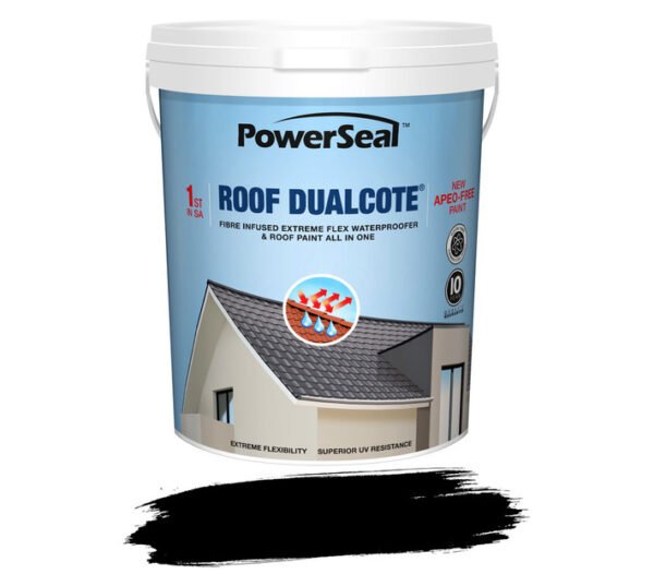 Powerseal Roof Dualcote Paint Black 20 L â€” Builders Store SA