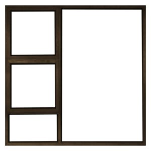 Prestige Top Hung 2v Aluminium Window Bronze 1200 x 1500mm â€” Builders Store SA