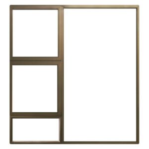 Prestige Top Hung 2v Aluminium Window Bronze 1500 x 1500mm Prestige Top Hung 2v Aluminium Window Bronze 1500 x 1500mm — Builders Store SA