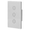 Qualitel 3Gang Smart WiFi Light Switch White 76 x 28 x 120m Qualitel 3Gang Smart WiFi Light Switch White 76 x 28 x 120m — Builders Store SA