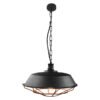 Radiant PF17BL 1 Light Metal Pendant Light Metal Black 60W â€” Builders Store SA