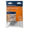 Rawlplug 20 x Nylon Hammer Fixings Screws 80 x 8 mm â€” Builders Store SA