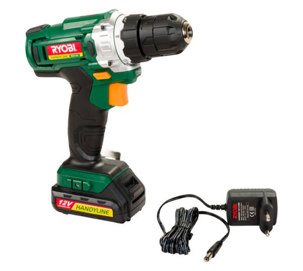 Ryobi 12 V LiIon Cordless DIY Drill and Driver 10 mm Keyles â€” Builders Store SA