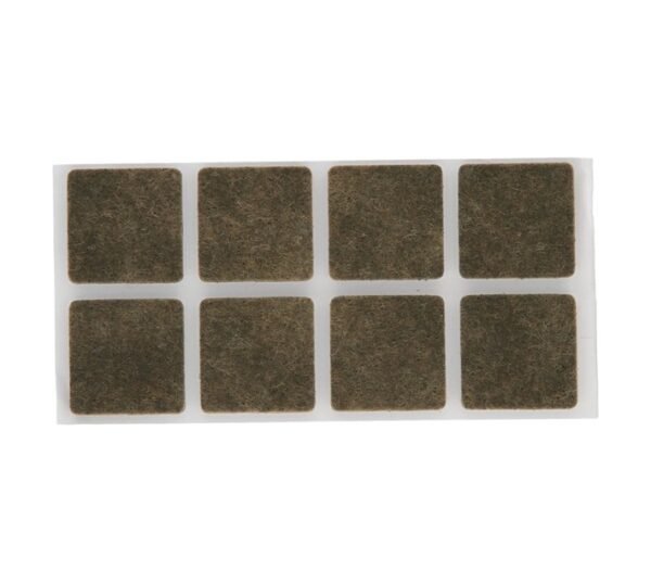 Safe Top Adhesive Felt Pads Square White 20 x 20 mm x 10 Pad Safe Top Adhesive Felt Pads Square White 20 x 20 mm x 10 Pad — Builders Store SA