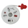 Smartsocket Compact 35 A USB Power Hub White Smartsocket Compact 35 A USB Power Hub White — Builders Store SA
