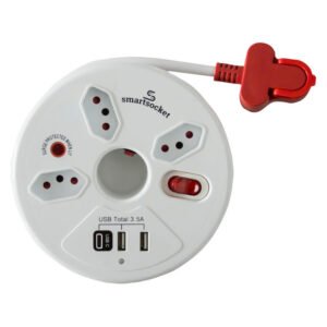 Smartsocket Compact 35 A USB Power Hub White â€” Builders Store SA