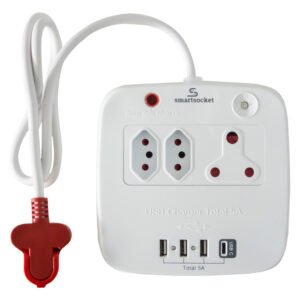 Smartsocket Compact 5 A USB Power Hub White â€” Builders Store SA