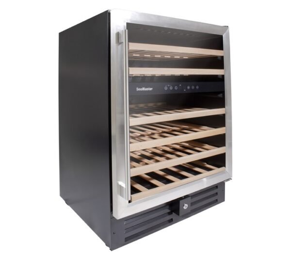Snomaster 145 L Dual Zone 46 Bottle Wine Chiller BlackGrey V Snomaster 145 L Dual Zone 46 Bottle Wine Chiller BlackGrey V — Builders Store SA