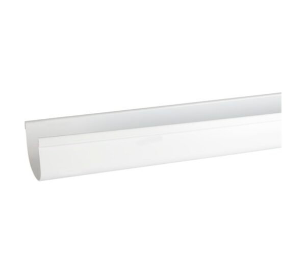Southern Profiles Gutter D 4 m White â€” Builders Store SA