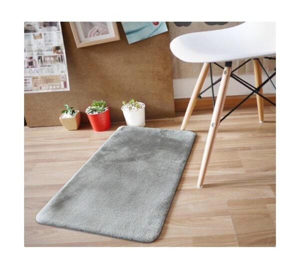 Stefano and Co Sonya Faux Fur Rug Grey 1600 x 2300 x 40 mm â€” Builders Store SA