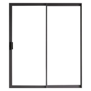 Swartland Kenzo Aluminium Sliding Door Charcoal 1800 x 2100 Swartland Kenzo Aluminium Sliding Door Charcoal 1800 x 2100 — Builders Store SA