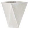 The Pot Story Octagonal Plant Pot Brown and White 380 x 500 â€” Builders Store SA