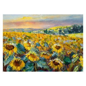Tjhoko Paint Decor Print Small Vertical Sunflower Field 400 Tjhoko Paint Decor Print Small Vertical Sunflower Field 400 — Builders Store SA