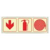 Tower Fire Extinguisher Hose and Red Arrow Down Sign Red and Tower Fire Extinguisher Hose and Red Arrow Down Sign Red and — Builders Store SA