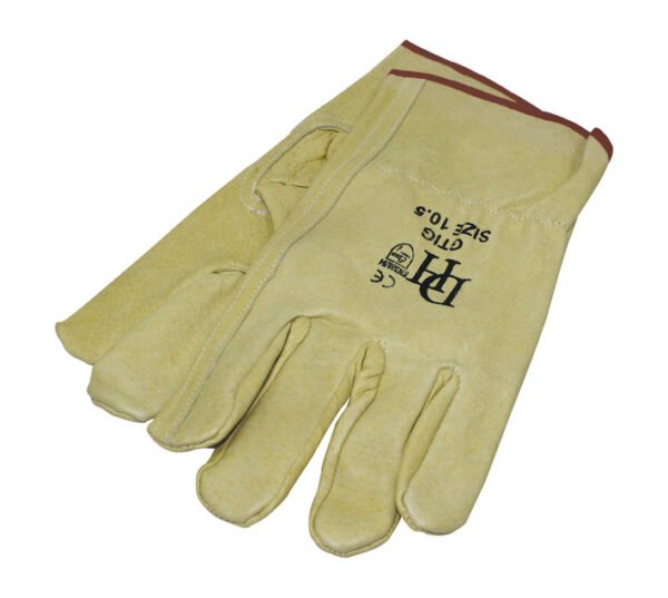 Tradeweld Long Leather Gloves Chrome Tradeweld Long Leather Gloves Chrome — Builders Store SA