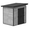 Upyard Treated Wooden Shed Large Grey 2030 x 1630 x 2250 mm â€” Builders Store SA