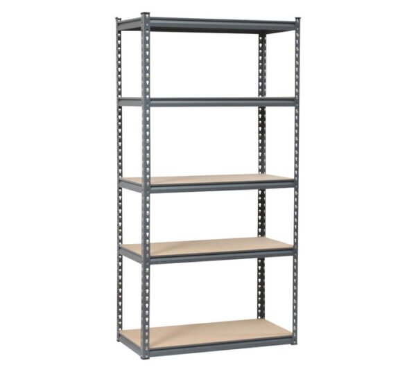 Wildberry 5 Tier MDF Metal Stand Grey â€” Builders Store SA