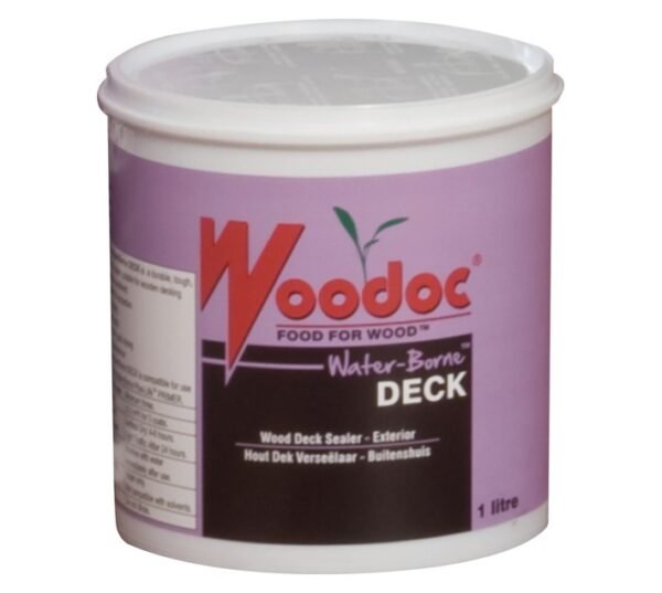 Woodoc WaterBorne Deck Sealant Oak 1 L â€” Builders Store SA