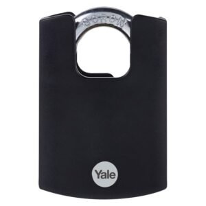 Yale Closed Shackle Padlock Black 50 mm â€” Builders Store SA
