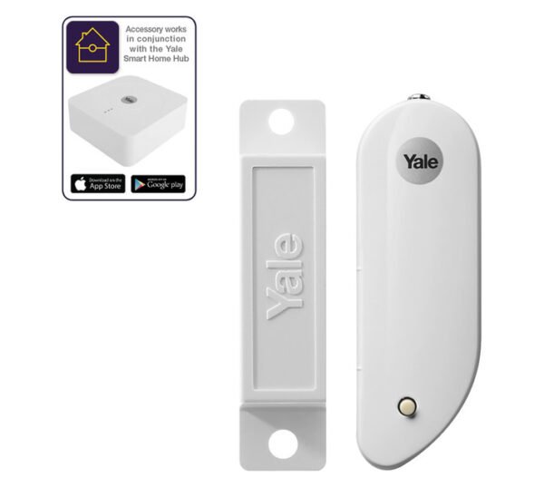 Yale Door and Window Alarm White 108 x 64 x 43 mm Yale Door and Window Alarm White 108 x 64 x 43 mm — Builders Store SA