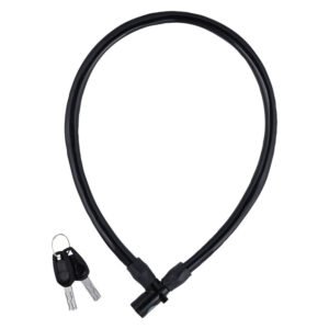 Yale Keyed Cable Lock Black 600 mm â€” Builders Store SA