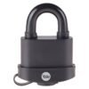 Yale Weatherproof Padlock Black 61 mm â€” Builders Store SA