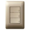 Ysalis 3Lever 2Way 4x2 Switches Champagne â€” Builders Store SA